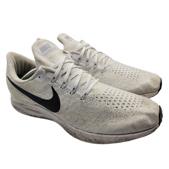 Nike Air Zoom Pegasus 35 TB Mens 13 White Athletic Running Shoes
